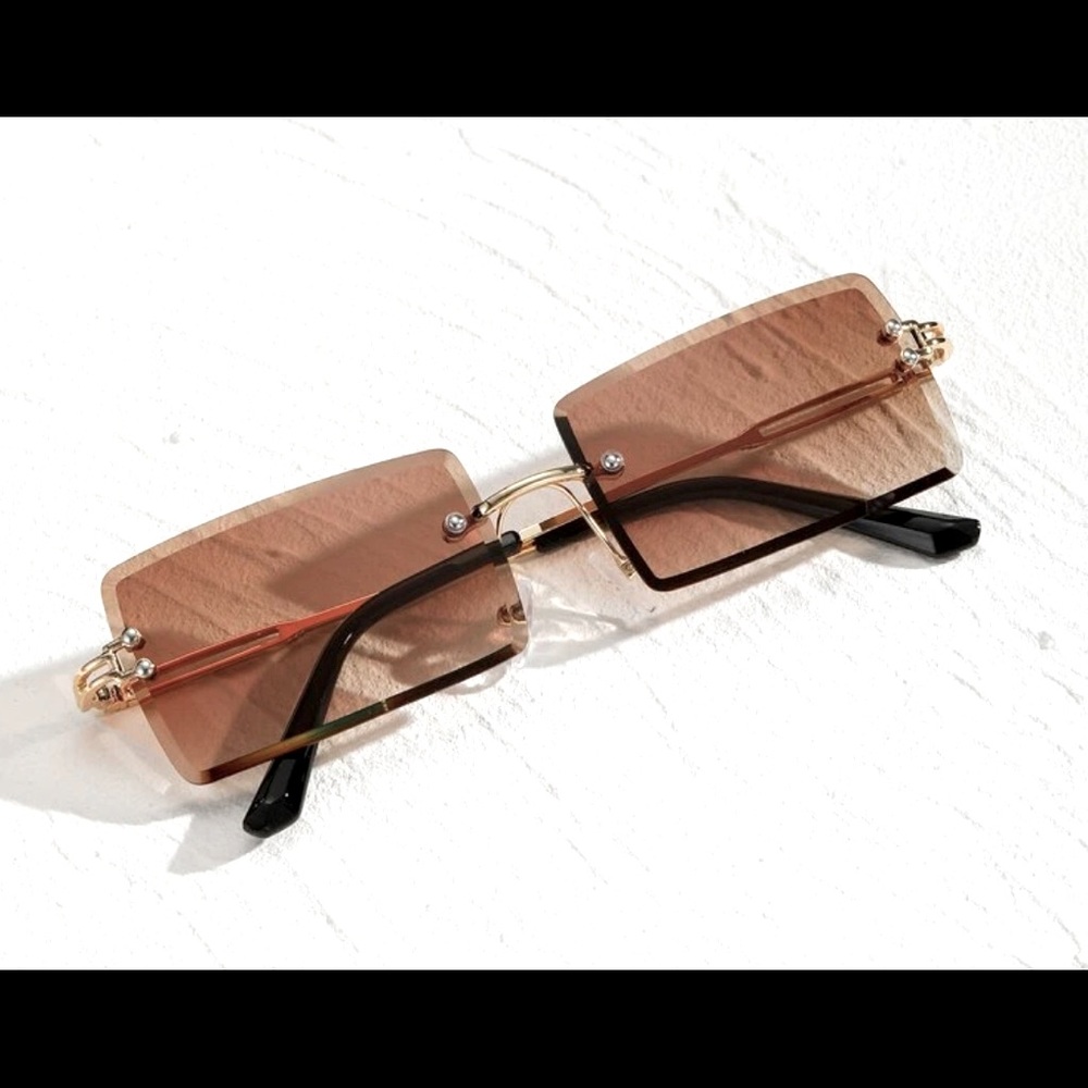 Retro Frameless Sunglasses